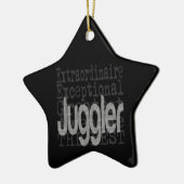 Juggler Extraordinaire keramische versiering Keramisch Ornament (Links)