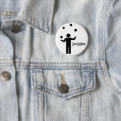 Juggler Pin Ronde Button 5,7 Cm (In situ)