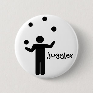 Juggler Pin Ronde Button 5,7 Cm