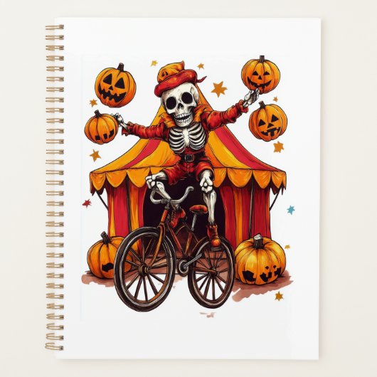 Juggling Bones � Grappige Circus Schedel Planner (Voorkant)