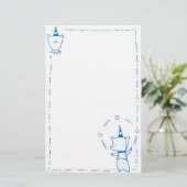 Juggling Circus Beer Briefpapier (Staand voorkant)