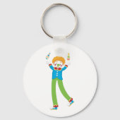 Juggling Clown Sleutelhanger (Voorkant)