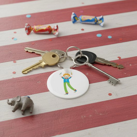 Juggling Clown Sleutelhanger