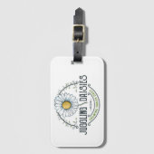 Juggling Daisies Logo Bagagelabel (Voorkant (verticaal))