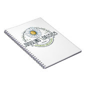 Juggling Daisies Logo Notitieboek (Rechterzijde)