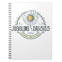 Juggling Daisies Logo Notitieboek