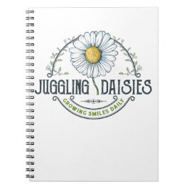 Juggling Daisies Logo Notitieboek