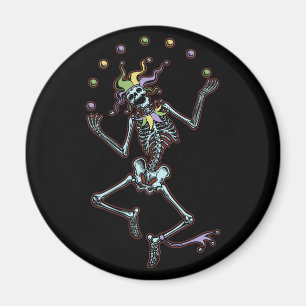 Juggling Jester Skeleton Magneet