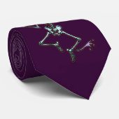 Juggling Jester Skeleton Stropdas (Opgerold)