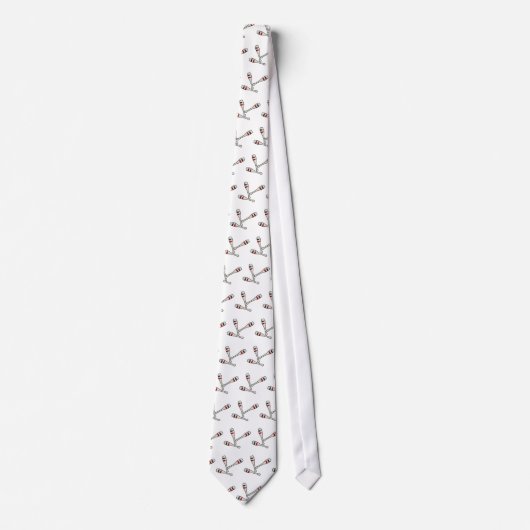 Juggling Pins Stropdas (Voorkant)