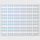 Juggling Snowmen Cadeaupapier (Vlak)