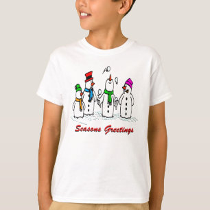 Juggling Snowmen T-shirt