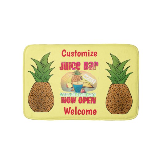 Juice Bar Sign Thunder_Cove Badmat (Voorkant)