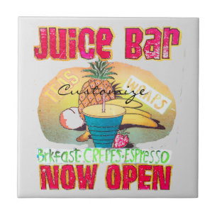 Juice Bar Sign Thunder_Cove Tegeltje