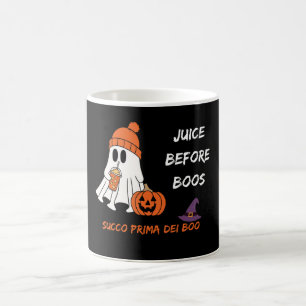 Juice Before Books beroemd gemaakt door Halloween Koffiemok