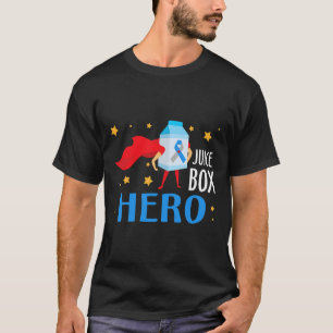 Juice Box Hero Type 1 T1d Diabetes Diabetisch Awar T-shirt
