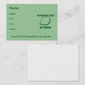 Juice No Seeds Visitekaartje (Voorkant / Achterkant)