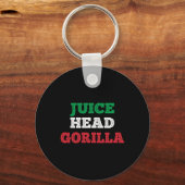 Juicehead Gorilla New Jersey Garden Nj Shore Itali Sleutelhanger (Voorkant)