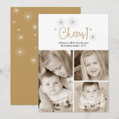 Juicht de Gelukkige Kaart van de Foto van het (Voorkant / Achterkant)