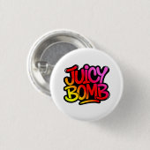 Juicy bomb ronde button 3,2 cm (Voorkant /achterkant)