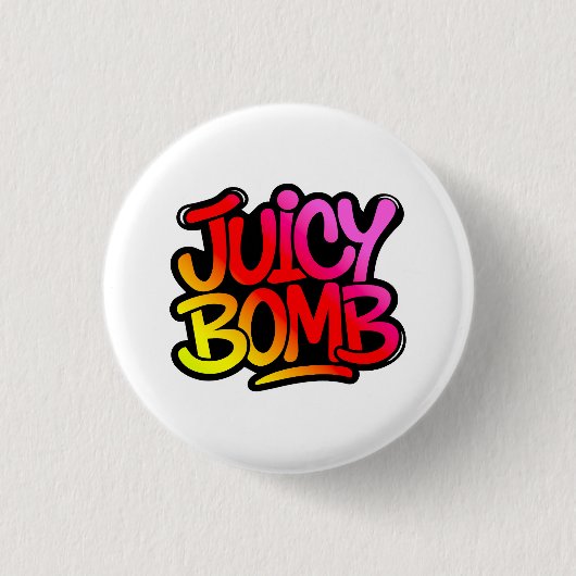 Juicy bomb ronde button 3,2 cm (Voorkant)