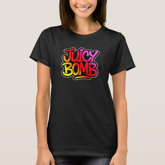Juicy bomb  t-shirt (Voorkant)