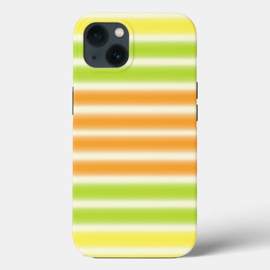 Juicy Citrus lemon Limoen en Oranje strepen Case-Mate iPhone Case (Achterkant)