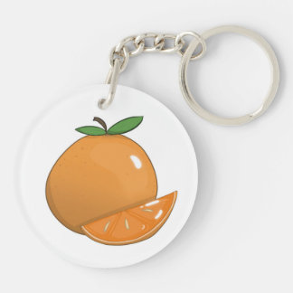 Juicy Citrus Oranje Sleutelhanger Design