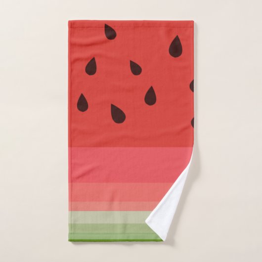 Juicy Delicious Ripe Watermelon met zaadontwerp Bad Handdoek (Handdoek)