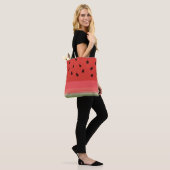 Juicy Delicious Ripe Watermelon met zaadontwerp Draagtas (Op model)