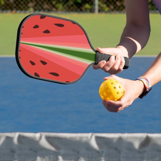 Juicy Delicious Ripe Watermelon met zaadontwerp Pickleball Paddle (Insitu)