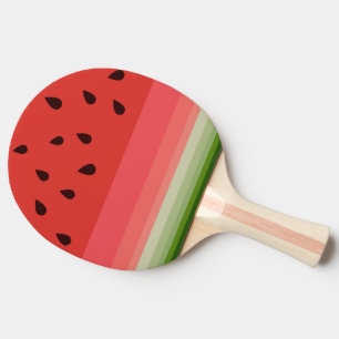 Juicy Delicious Ripe Watermelon met zaadontwerp Tafeltennisbatje