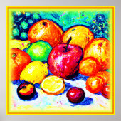Juicy Delights Fruits. Bestel nu Poster (Voorkant)
