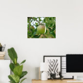 Juicy Green Apple Poster (Thuiskantoor)