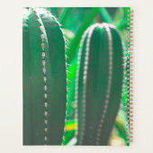 Juicy Green cactus plant bladeren Planner (Achterkant)
