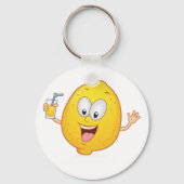 Juicy Lemon Drink Sleutelhanger (Achterkant)
