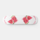 Juicy Life Watermelon Skateboard Gift - Jouw tekst (Horizontaal)