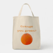 Juicy Orange Tote Bag (Achterkant)