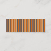 Juicy Oranje Profilecard Mini Visitekaartje (Achterkant)