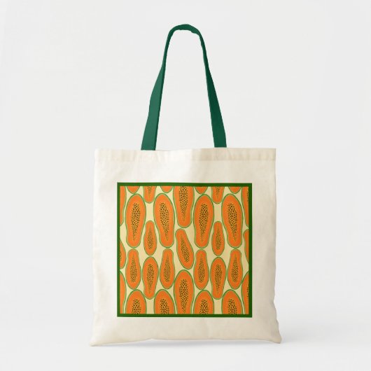 Juicy Papaya Poster Tote Bag (Voorkant)