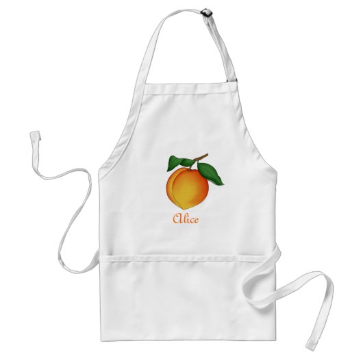 Juicy Peach Apron Standaard Schort (Voorkant)