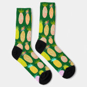 Juicy Pineapple Pattern Sokken (Rechts)