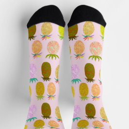 Juicy Pineapple Pattern Sokken