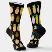 Juicy Pineapple Pattern Sokken (Gebogen)