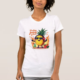 Juicy Pineapple Summer Cartoon T-shirt