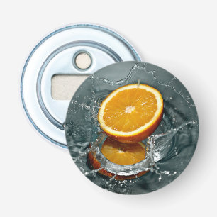 Juicy-positief sinaasappel voor vitamine stemming button flesopener