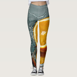 Juicy-positief sinaasappel voor vitamine stemming leggings