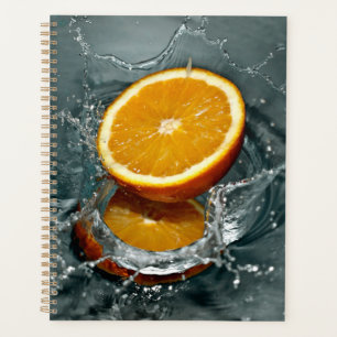 Juicy-positief sinaasappel voor vitamine stemming planner