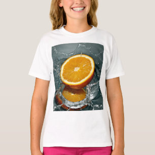 Juicy-positief sinaasappel voor vitamine stemming t-shirt