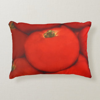 Juicy Red Homegrown Garden Tomaten Accent Kussen